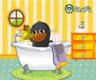 Bolly banyo, hayvan Panfu siyah